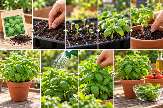 Basil Seed to Harvest Journey