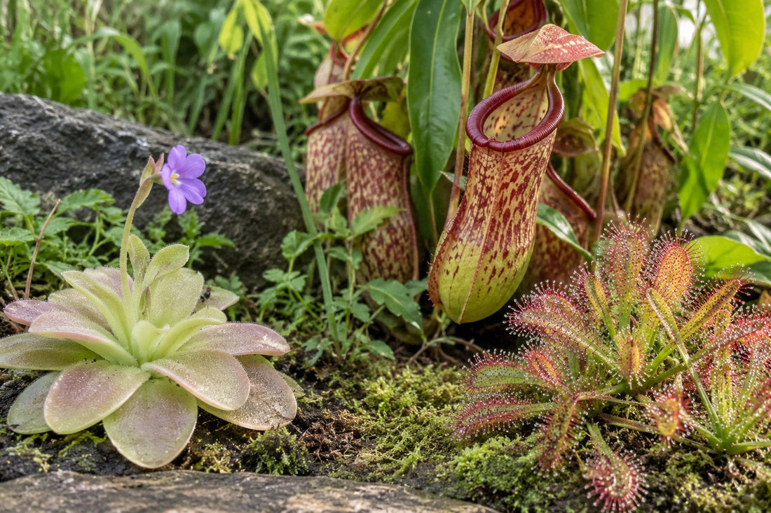 Carnivorous Garden Trio