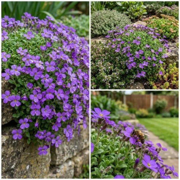 Aubrieta Cultorum Seeds - Heirloom Flower Plant for Home Gardens