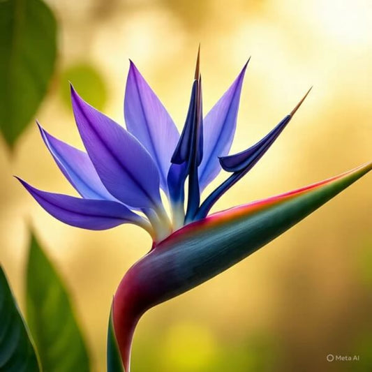 Blue Bird of Paradise Seeds - Flower Plant for Home Gardens