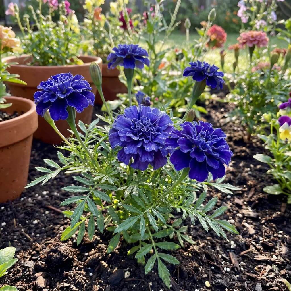 Blue Marigold Seeds 