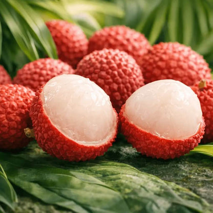 Bright Red Lychee Seeds 