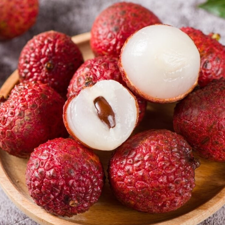 Bright Red Lychee Seeds 