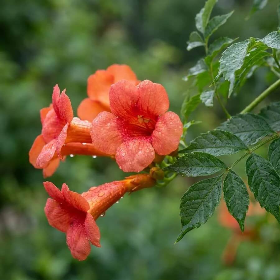 Campsis Radicans Seeds - Heirloom Flower Plant for Home Gardens