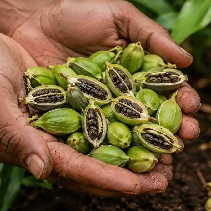 Cardamom Seeds For Planting - Heirloom Herb Plant for Home Gardens
