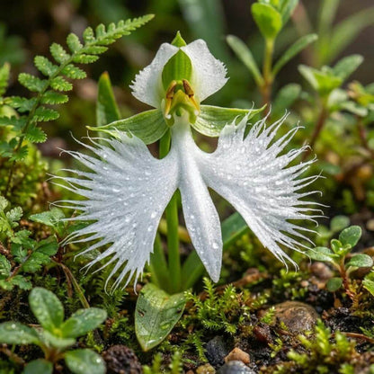 Egret Orchid Seeds - Heirloom Flower Plant for Home Gardens