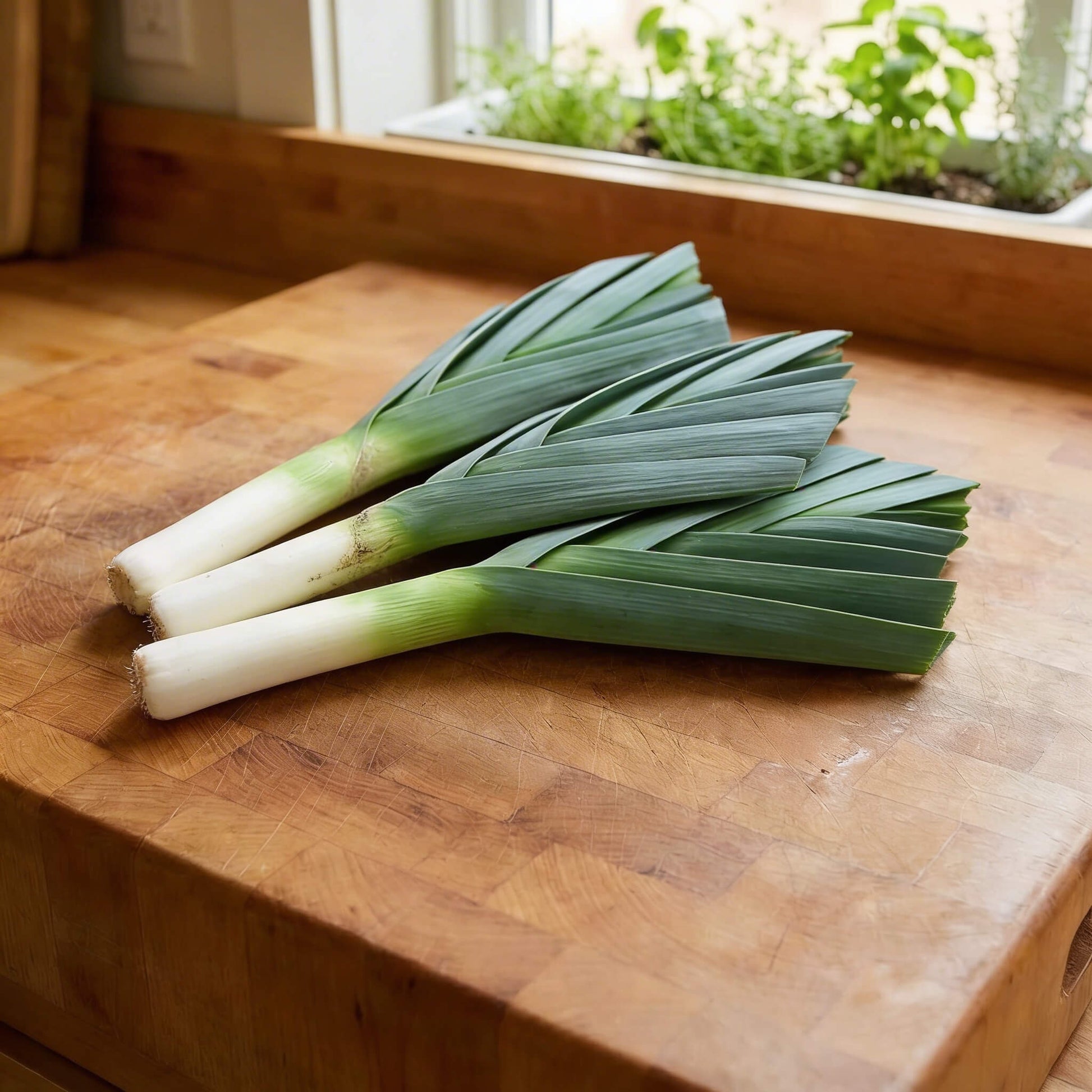 Large American Flag Leek Seeds - Vegetable Plant