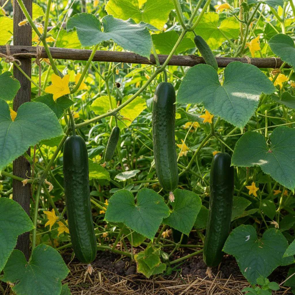 Marketmore 76 Cucumber Seeds - Heirloom Vegetable Plant for Home Gardens