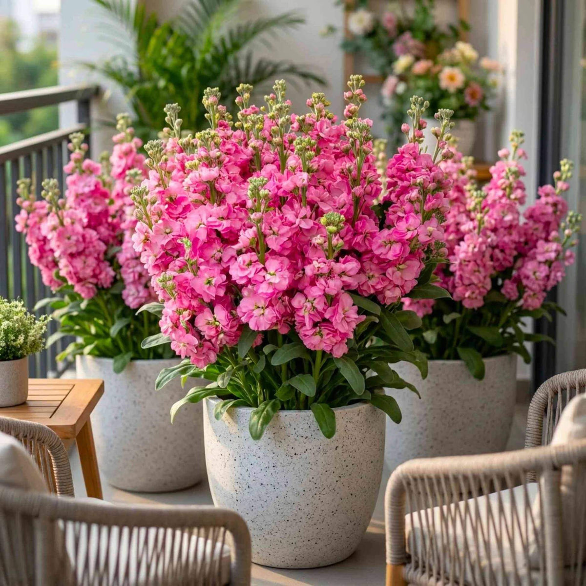Matthiola Incana Seeds - Heirloom Flower Plant for Home Gardens