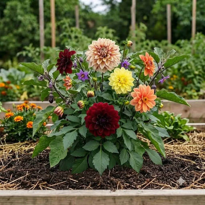 Mix Dahlia Seeds - Heirloom Flower Plant for Home Gardens