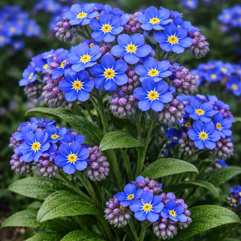 Myosotis Alpestris Seeds - Heirloom Flower Plant for Home Gardens