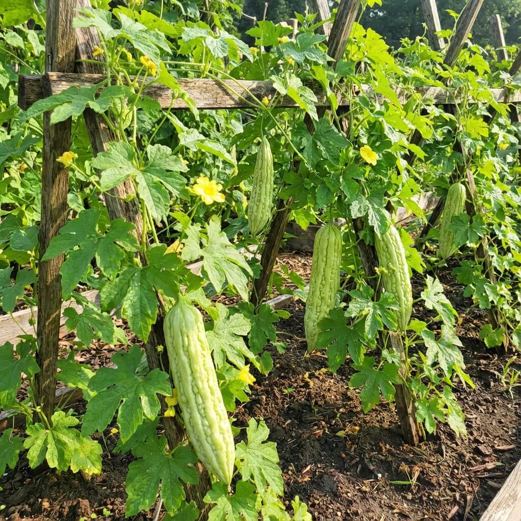Pale Green Bitter Gourd Seeds