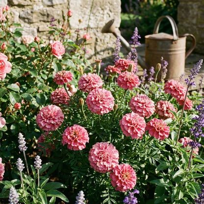 Pink French Marigold Seeds 