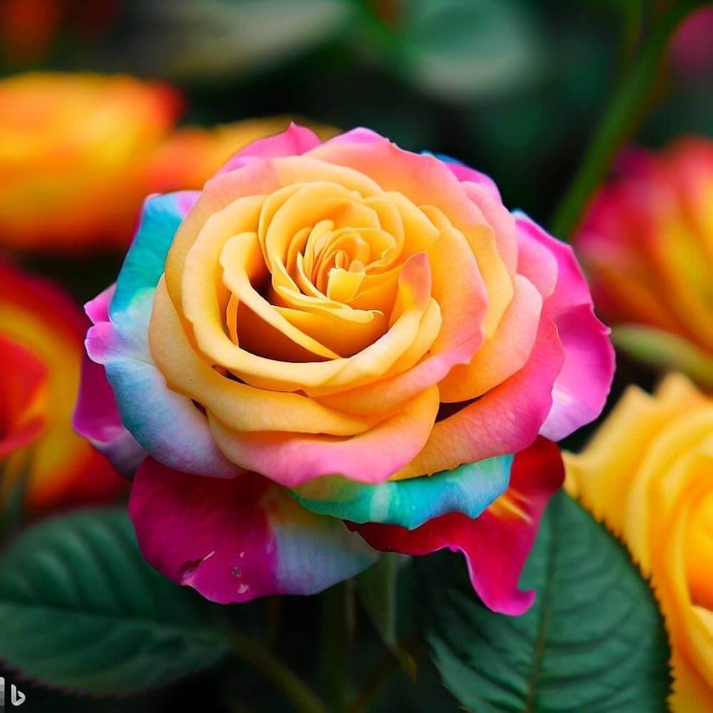 Rainbow Rose Seeds - Flower Plant