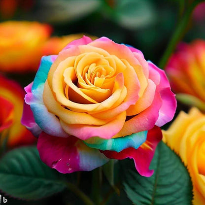 Rainbow Rose Seeds - Flower Plant
