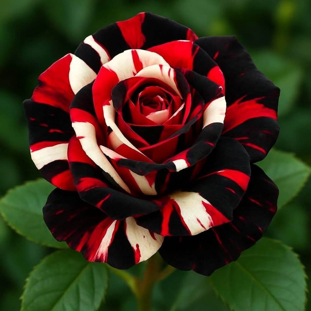 Red, White & Black Mix Rosa spp. Seeds
