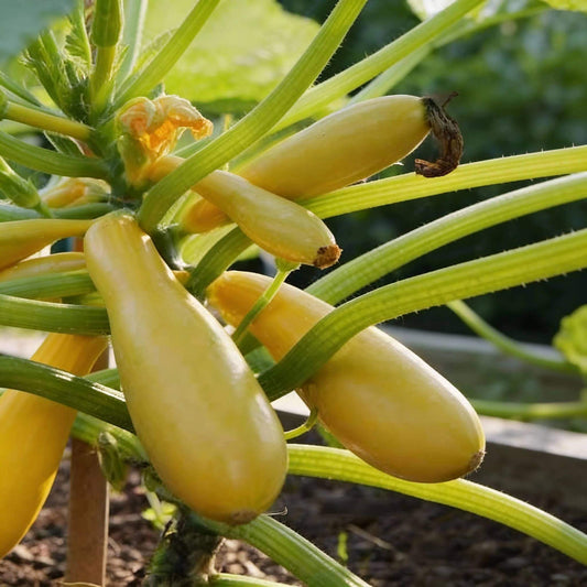 Straightneck Squash Seeds - Heirloom Vegetable Plant for Home Gardens