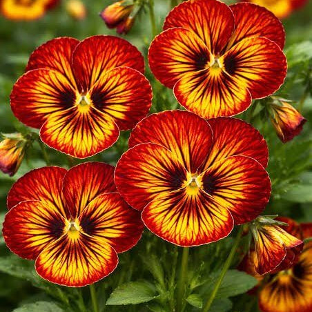 Tiger Eye Pansy Seeds 
