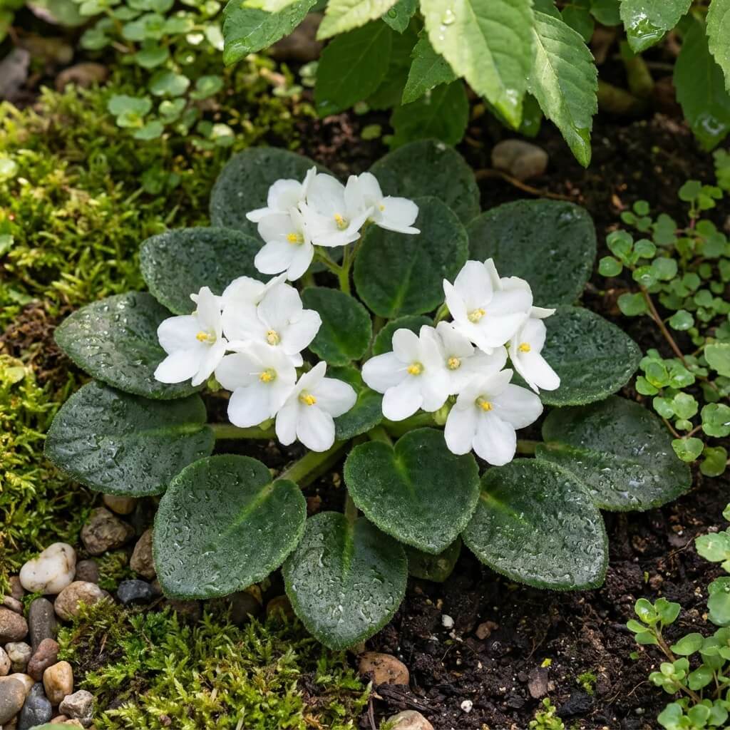 White African Violet Seeds - Flower Plant