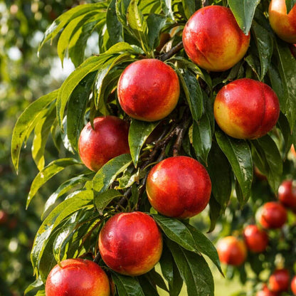 Yellow-Red Nectarine Seeds - Fruit Plant for Home Gardens